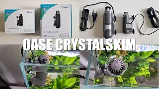 Filtry powierzchniowe - Oase CrystalSkim 350 , 600 Unboxing & Test