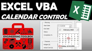 Date Picker Control - Excel VBA Data Entry Userform (Part 4)[32bit only]