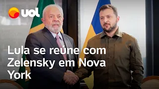 Lula se reúne com Zelensky: 'Conversamos sobre caminhos da paz'