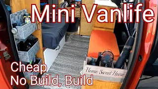 Mini Vanlife 2002 Dodge Caravan Budget Conversion Tour DIY Simple, Cheap Setup