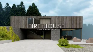 LOFT DE 96M² MINIMALISTA COM ARQUITETURA EXCLUSIVA - FIRE HOUSE