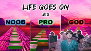 BTS (방탄소년단) 'Life Goes On' - Noob vs Pro vs God (Fortnite Music Blocks) with map code!