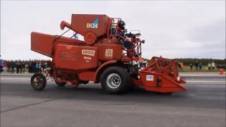 Maailman nopein puimuri ? 1/4 Mile 15,9@134,75 km/h World fastest  combine harvester