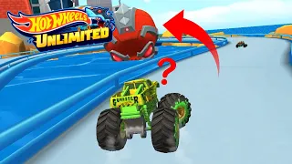 HOT WHEELS UNLIMITED 2 - GUNKSTER & All Monster Trucks In World Tracks