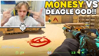 M0NESY GETS DESTROYED BY A DEAGLE GOD!! - M0NESY PLAYS FACEIT | CS2