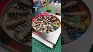 Amazing use of pine cones and epoxy resin #shorts