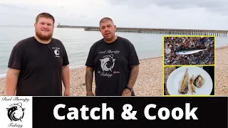 Mackerel Catch & Cook on The Beach | Seaford Overnight Beach fishing | Sussex Miniature Species Uk .
