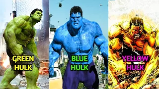 All the Different Colors of the HULK