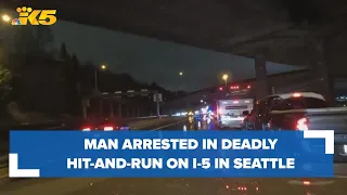 Man arrested 5 months after deadly hit-and-run on I-5 in Seattle