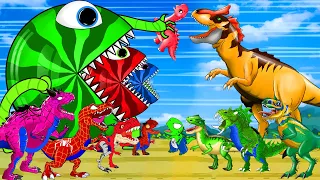 Pacman Vs Toxic DINOSAUR Monster& Prehistoric S-Rex BRACHIOSAURUS Evolution of GODZILLA: King Planet