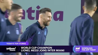 Lionel Messi joins MLS Inter Miami soccer team