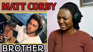 First Time Hearing Matt Corby | Brother (Live) Reaction