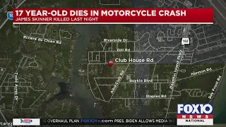 Teen killed in motorcycle crash