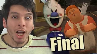 FINAL: ESCAPÉ DEL HELADERO CREEPY Y SALVÉ AL GORDITO !! - Ice Scream (Horror Game) | DeGoBooM