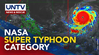 'Mawar,' nananatili sa super typhoon category; nasa east of Southeastern Luzon