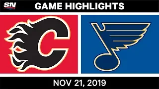 NHL Highlights | Flames vs. Blues – Nov. 21, 2019