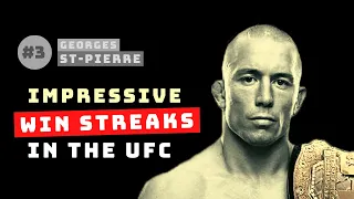 Impressive Win Streaks in the UFC | #3 Georges St-Pierre