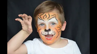 Face Painting Tutorial: Tiger