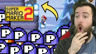 You Must Do 340 Consecutive P-Switch Jumps...  BUT THAT'S NOT ALL. [SUPER MARIO MAKER 2]