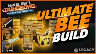 The ULTIMATE Bee Build | Minecraft Dungeons: Creeping Winter | Best Summoner Build