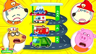 Plays Rescue with Cars: Fire Truck, Police Car, Ambulance - Hot Wheels City | Kids Pretend Play