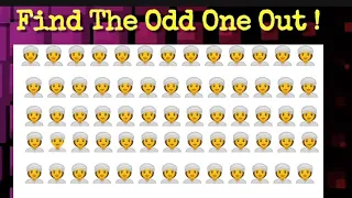 Find The Odd One Out! || Can You Spot The Odd Emoji out || Find The Different Emoji