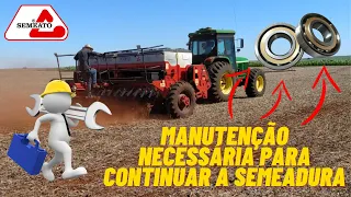 [SSM27] Tive que fazer uma MANUTENÇÃO na RODA de profundidade da SEMEADEIRA!  Vídeo EXPLICATIVO!