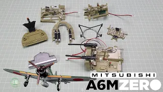 Agora Models Build the Mitsubishi A6M Zero Fighter - Pack 3 - Stages 16-26