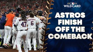 Comeback complete! After trailing 7-3 in the 8th, the Astros stun the Mariners with two late homers!