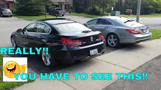 MERCEDES CLS  VS  BMW 650....   YOU HAVE TO SEE THIS    LOL