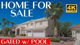 Las Vegas Home for Sale in GATED Community | MASSIVE Pool | 5 Bed 4058sqft in 89183 near Henderson