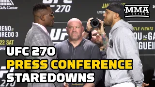 UFC 270 Full Press Conference Staredowns | MMA Fighting