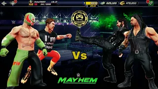 WWE Mayhem Rey Mysterio & Eddie Guerrero VS Roman Reigns & Seth Rollins.