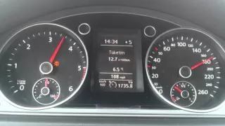 Passat b7 1.6 TDI 105 hp 0-180 Hızlanma Test