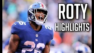 Saquon Barkley Official NFL Rookie Highlights | ROTY Candidate || HD