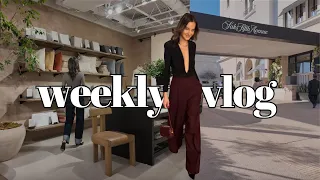 A WEEK IN MY LIFE: SHOPPING, PHOTOSHOOTS, DECOR, & FAMILY | NINA TAKESH