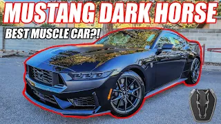 Is the 2024 FORD MUSTANG DARK HORSE the BEST AMERICAN MUSCLE CAR you can BUY?! *HALF-PRICED GT500?*