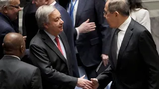 Russia accused of 'cynicism' at it presides over UN Security Council meeting