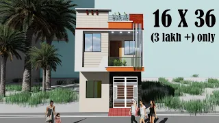 16 by 36 car parking plan ## 16 by 36 2 bhk plan ## 16x36 house design