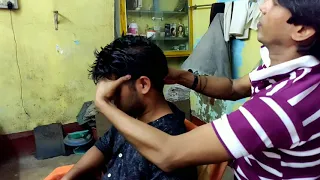 Powerful technique of indian ASMR head and body massage with neck cracking