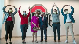 Gov. DeWine visits students getting COVID-19 vaccine | Ohio State Medical Center