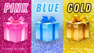 Choose Your Gift - 3 Gift Box Pink💗VS Blue💙VS Gold💛🎁