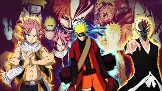 Top 50 Anime Endings of 3 Shounen (Naruto/Bleach/Fairy Tail)