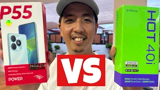 Itel P55 VS Infinix Hot 40i - WAG SAYANGIN ANG PERA !