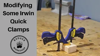 Modifying Irwin Quick Clamps