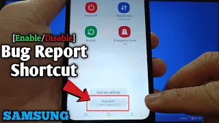 How to enable or disable bug report shortcut on Samsung Galaxy A02 | Developer Options