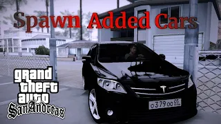 How to spawn a added car on street in GTA San Andreas || LetItTechz