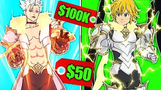 Using EVERY Whale Costume CHEAPEST to UNREASONABLE in Seven Deadly Sins: Grand Cross