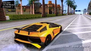 2017 Lamborghini Aventador SV Roadster - GTA San Andreas 2160p / 🔥 4K / 60FPS 🔥 _REVIEW