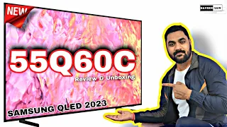 Samsung 55Q60C Qled 2023 ⚡Unboxing #Q60c Pantone Colors Air Slim Design @NaveenChandelaSain